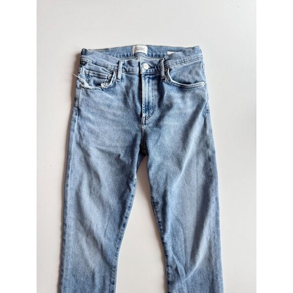CITIZENS OF HUMANITY Skyla Julep Mid Rise Cropped Cigarette Jeans, Size 26 - Picture 6 of 16